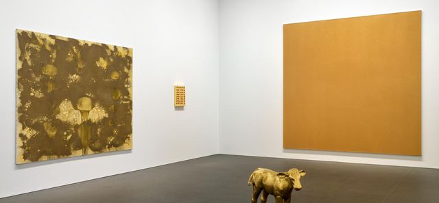 Playing his Golden Harp